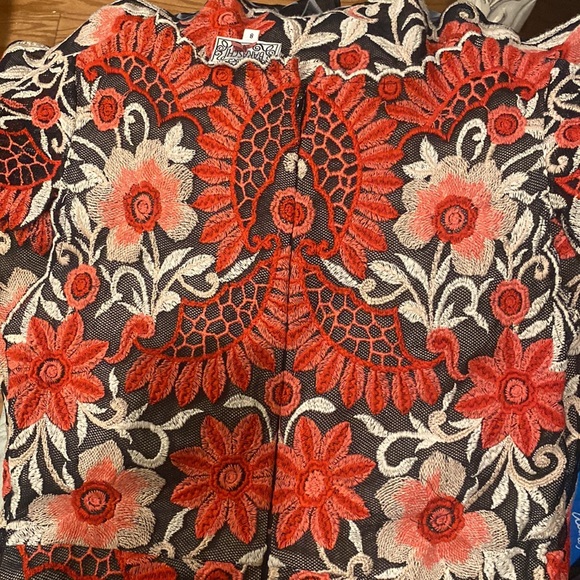 Yoana Baraschi for Anthropologie, embroidered dress, sz 8 - Picture 3 of 8